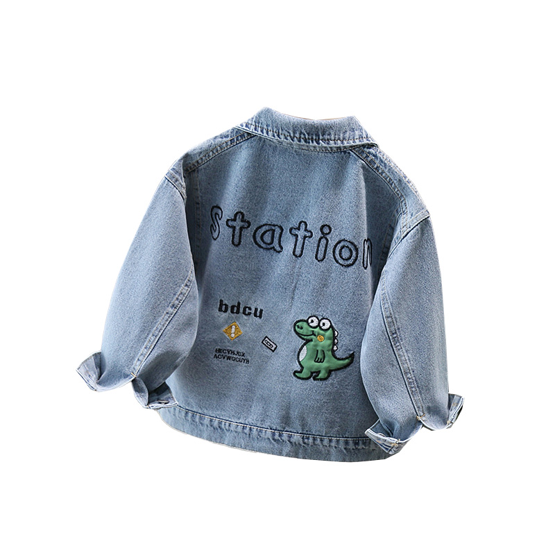 Baby Clothing - Sevimli Tarzı Bebek Çocuk Denim Ceket