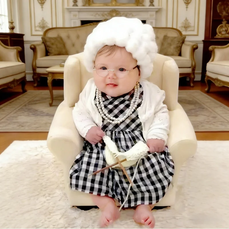 Baby Clothing Products - Yenidoğan Fotoğraf Sahne Bebek Kız Büyükanne